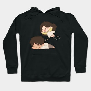 Airplane Hug Couple Hoodie